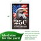 G128 USA 250th Anniversary American Bald Eagle Garden Flag 12x18 In | Double Sided Printed Patriotic Yard Decoration | America 1776–2026 Celebration Flag for Lawn or Garden